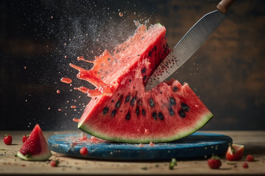 Schritt-für-Schritt-Anleitung zum Schneiden einer Wassermelone