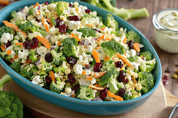 Broccoli Cauliflower Salad