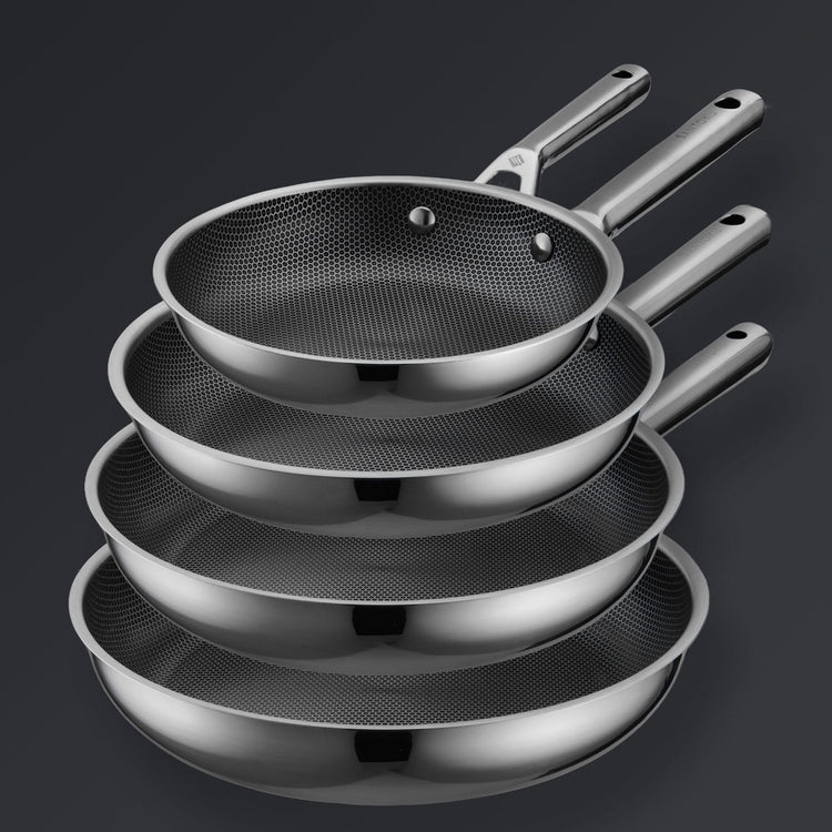 Ensemble de poêles à frire Hive Hybrid™ 4 pièces (20 cm, 24 cm, 26 cm, 28 cm)