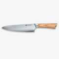 Haruta 8 Zoll VG10 japanisches Gyuto-Kochmesser aus Damaststahl mit Holzgriff und Scheide