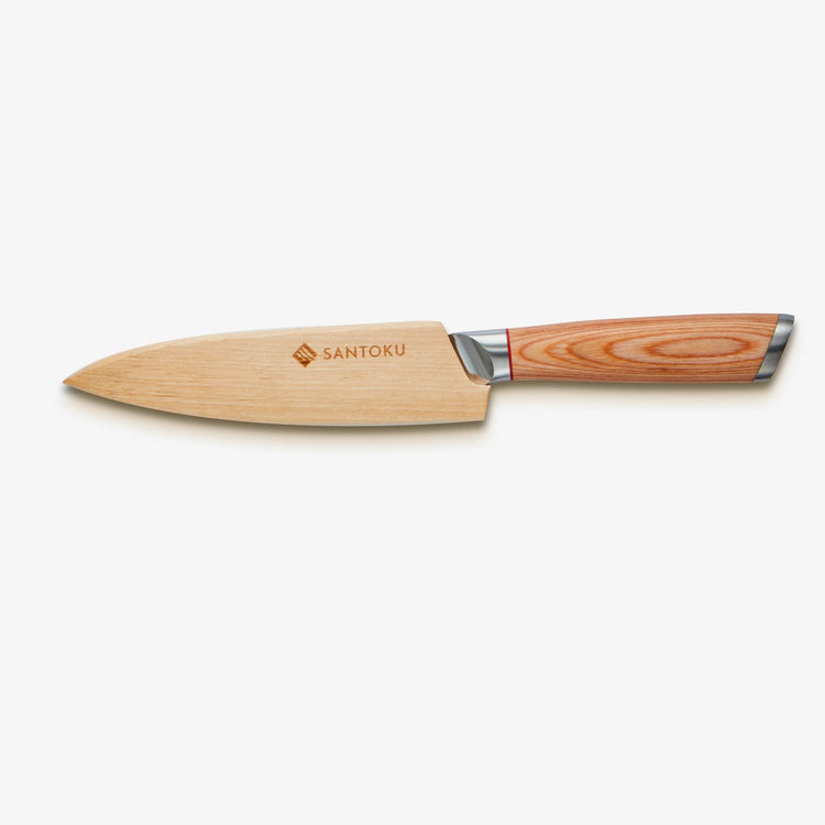 Haruta 4 Zoll VG10 Schälmesser aus japanischem Damaststahl mit Holzgriff und Scheide