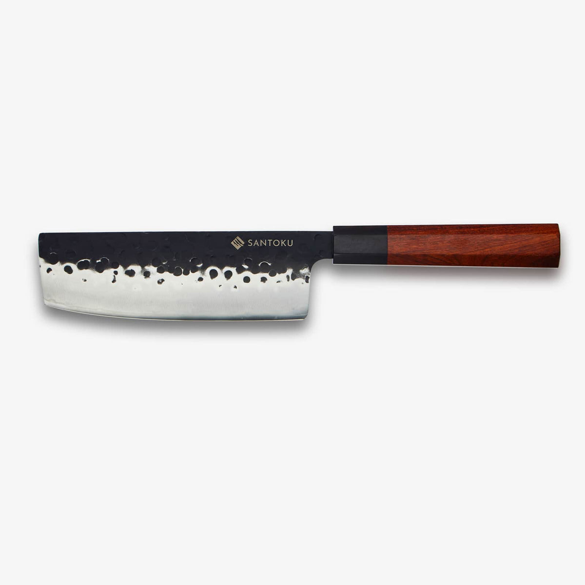 Série de couteaux Minato avec porte-couteau magnétique en bois d'acacia