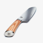 Haruta 7 Zoll VG10 japanisches Damaststahl-Santokumesser mit Holzgriff und Scheide